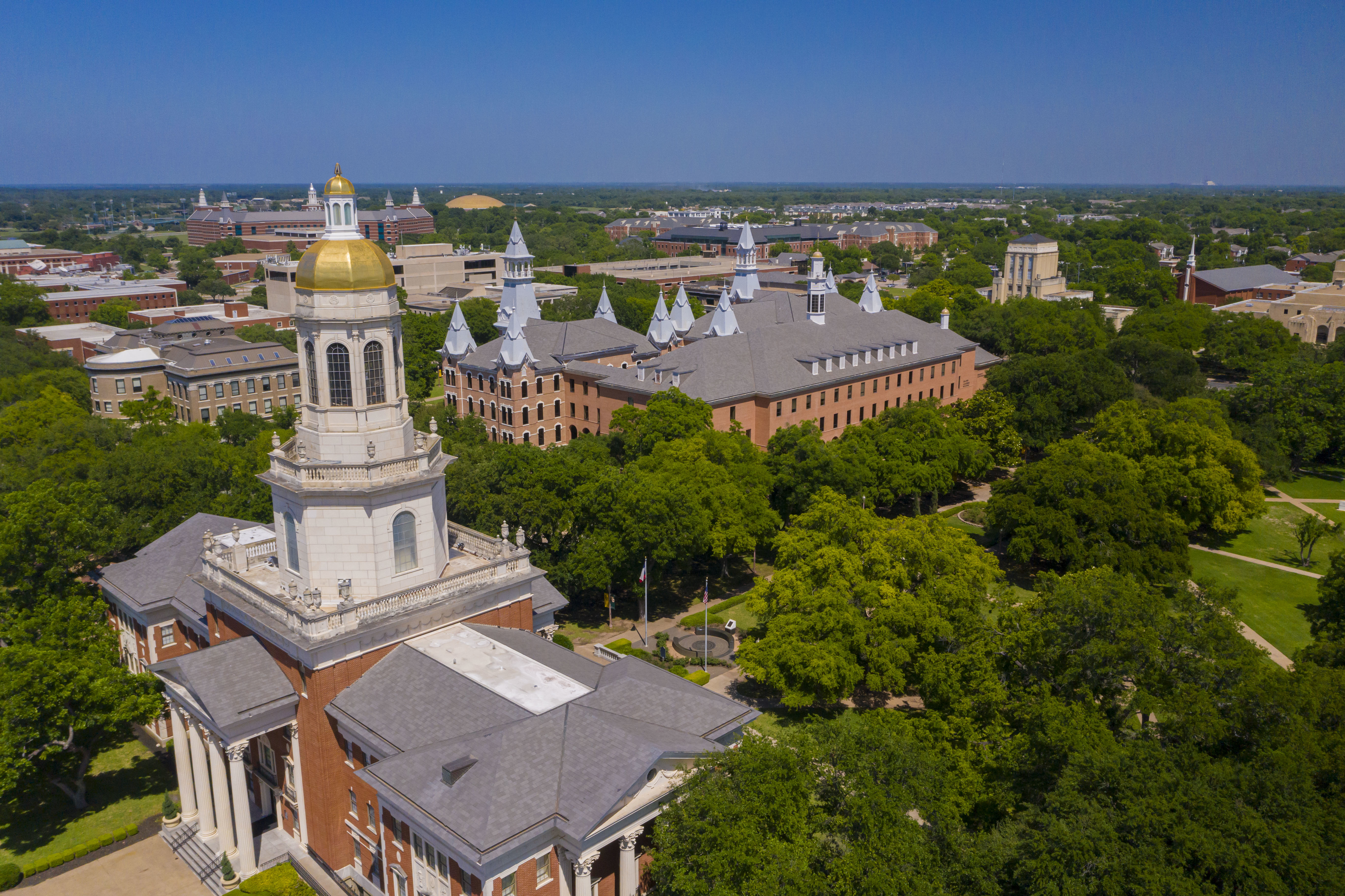 Experts Recognize Baylor Campus Beauty Baylor News Baylor University Big Campus Photo From Drone 